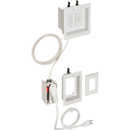 Arlington Prewired TV Bridge Kit 3GNGGC - Non-Metallic, 2-Gang