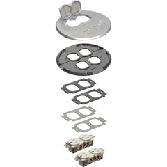 Arlington Rd Nkl Flr Bx Trim Kit - Drop-In Box Cover & Gasket