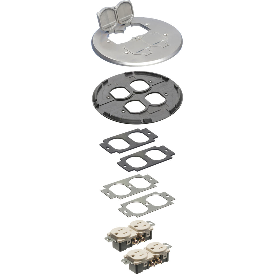 Arlington Rd Nkl Flr Bx Trim Kit - Drop-In Box Cover & Gasket
