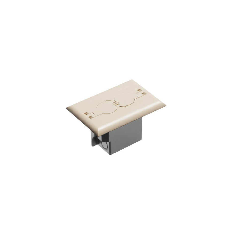 Arlington Retro Fl Box Flip Alm - Non-Metallic w/ Metal Covers