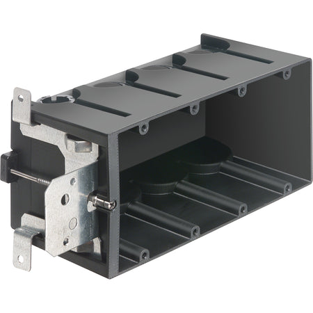 Arlington Screw Mount Adapt Box 4Gc - Adjustable 4-Gang, Non-Metallic