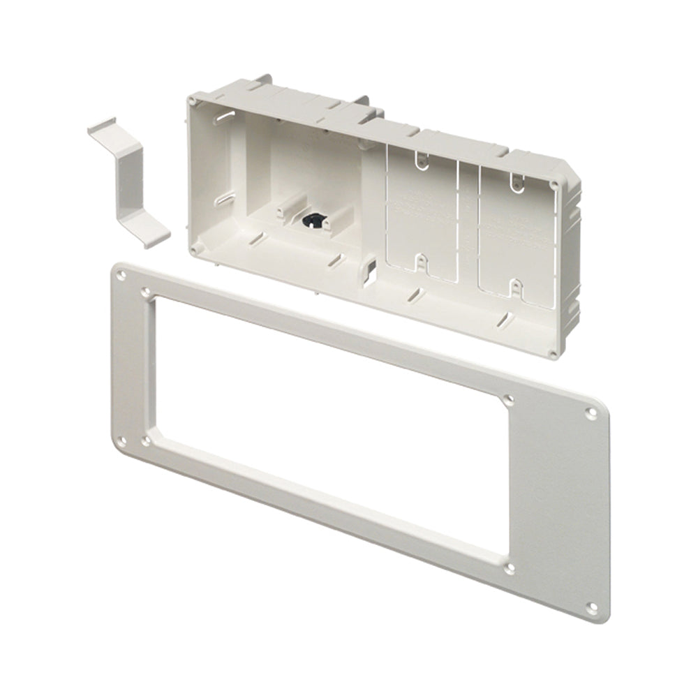 Arlington TV Box Black GC - 4 Gang Recessed for New Construction