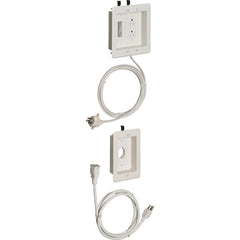 Arlington TV Bridge Kit 2 Gang Upper, 1 Gang Lower Pre-Wired