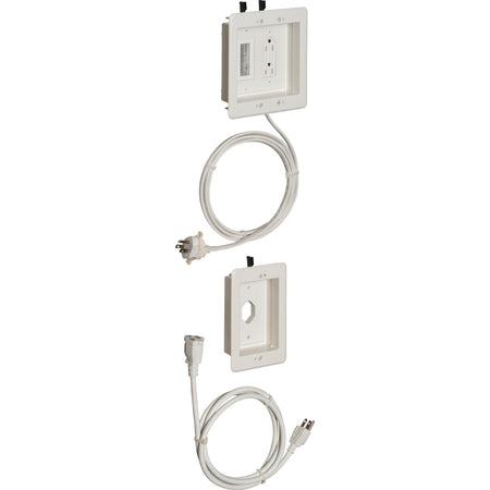 Arlington TV Bridge Kit 2 Gang Upper, 1 Gang Lower Pre-Wired
