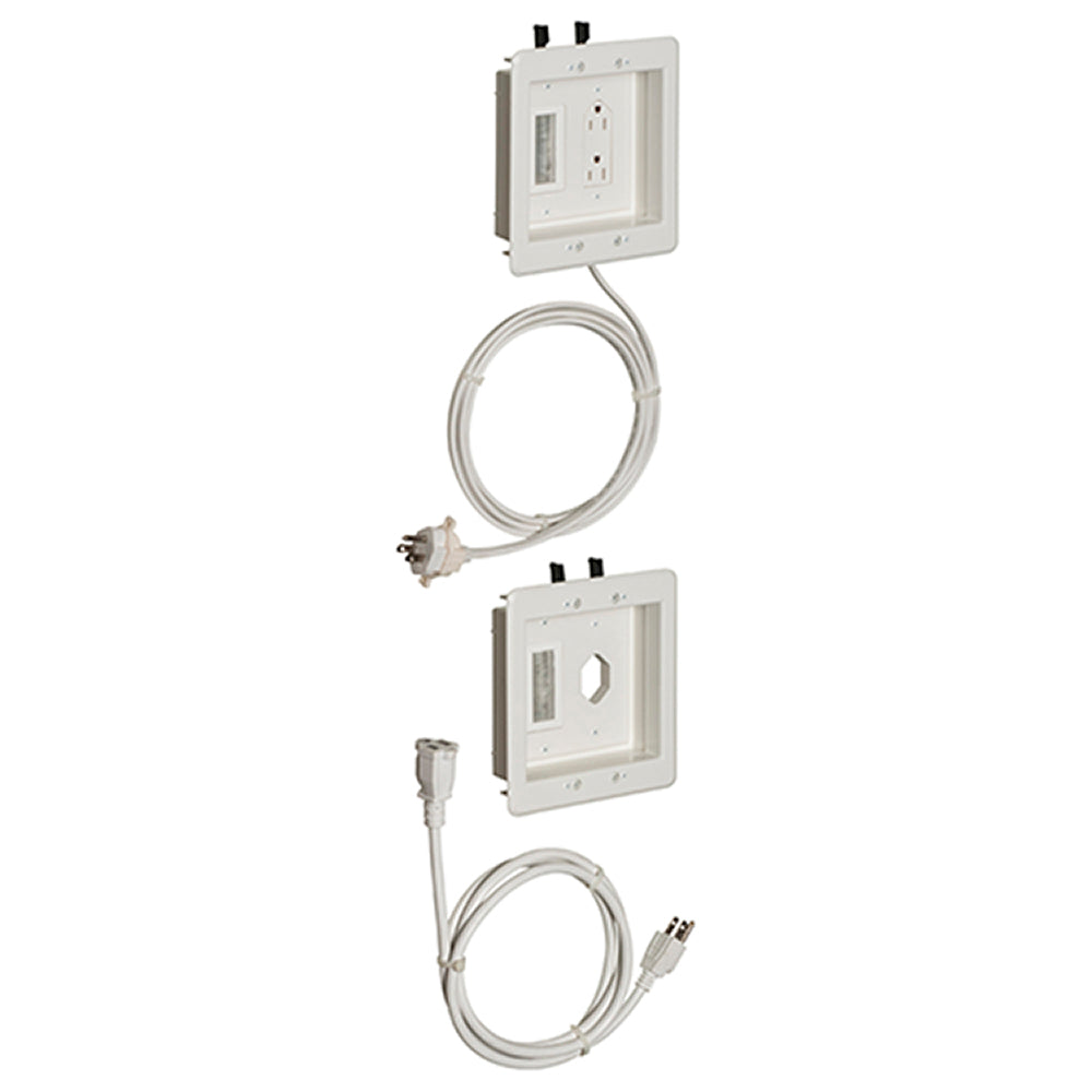 Arlington Tv Bridge Kit 2 Gang Upper & Lower Bx - Pre Wired