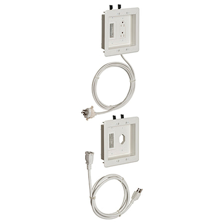 Arlington Tv Bridge Kit 2 Gang Upper & Lower Bx - Pre Wired