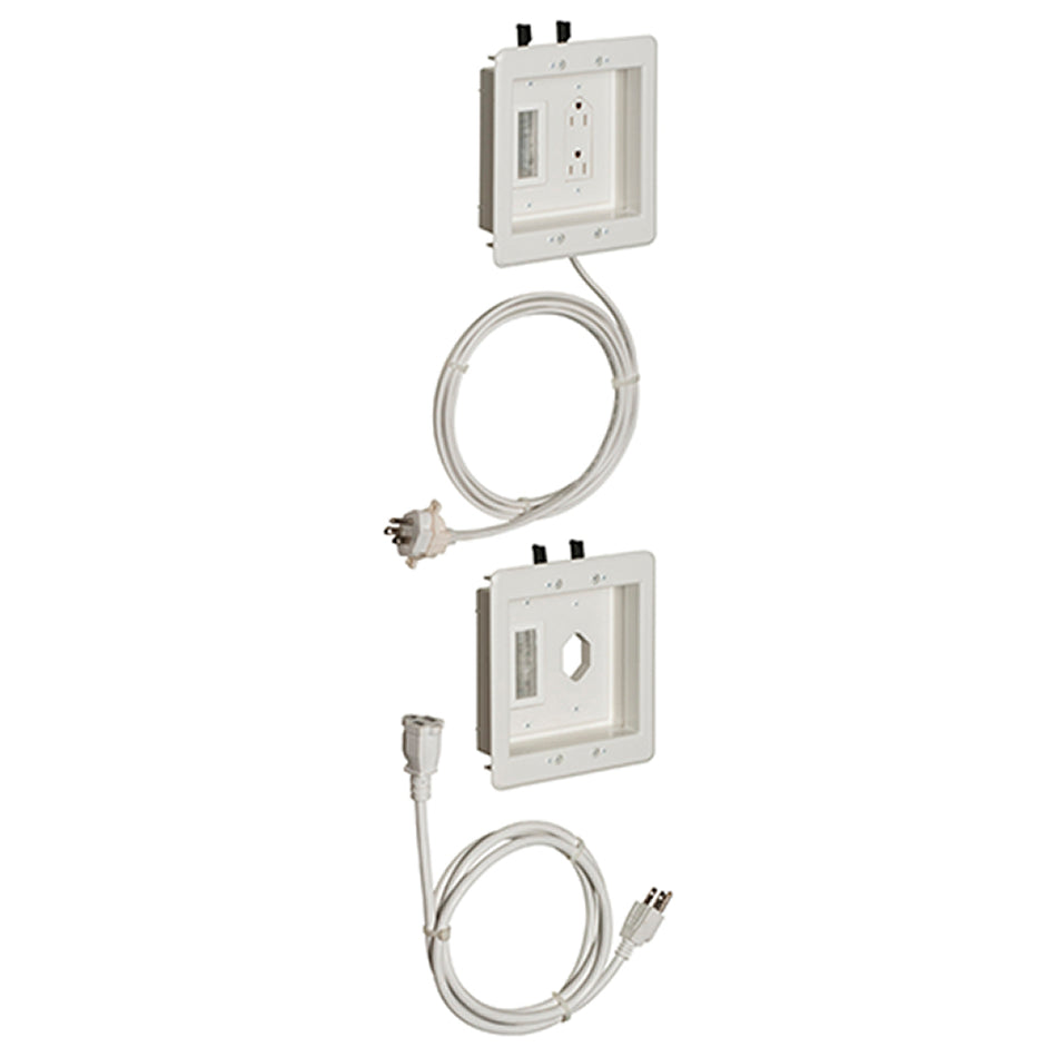 Arlington Tv Bridge Kit 2 Gang Upper & Lower Bx - Pre Wired