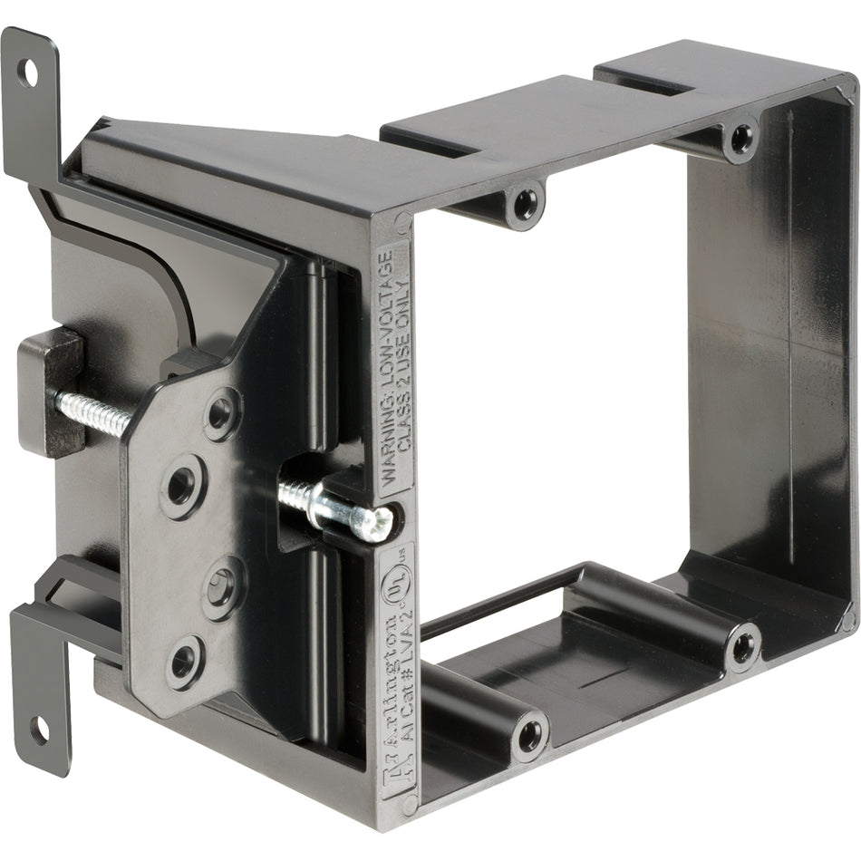 Arlington Two Gang Low Voltage B Mounting Bracket - New Construction