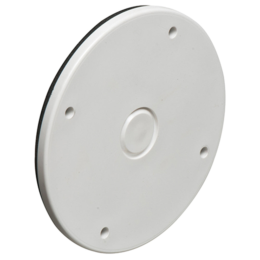 Arlington White Blank Cover FBC42251W with 1/2" Knockout