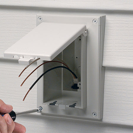 Arlington White Inbox for 5/8" with GC - Low Profile Retrofit