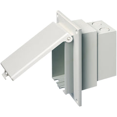 Arlington White O/D Recept. Box Rwgc - Low Profile Weatherproof Cover