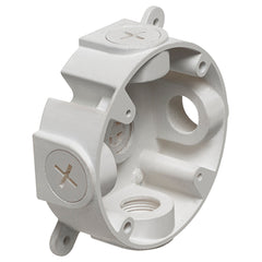Arlington White Raintight Fanbox - Weatherproof Non-Metallic Box