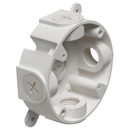 Arlington White Raintight Fanbox - Weatherproof Non-Metallic Box