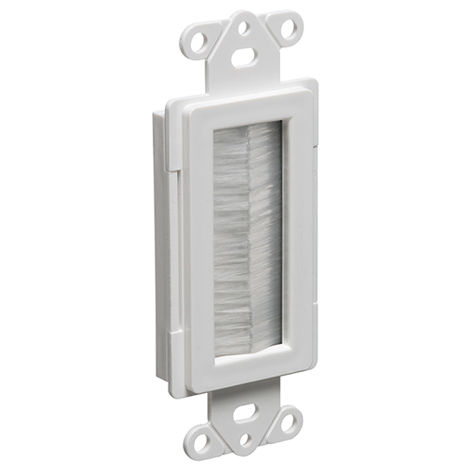 Brush Style Cable Dev - White Non-Metallic Entry by Arlington