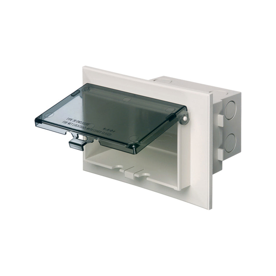 Clear Horiz In Box Brick - Arlington Low Profile Electrical Box