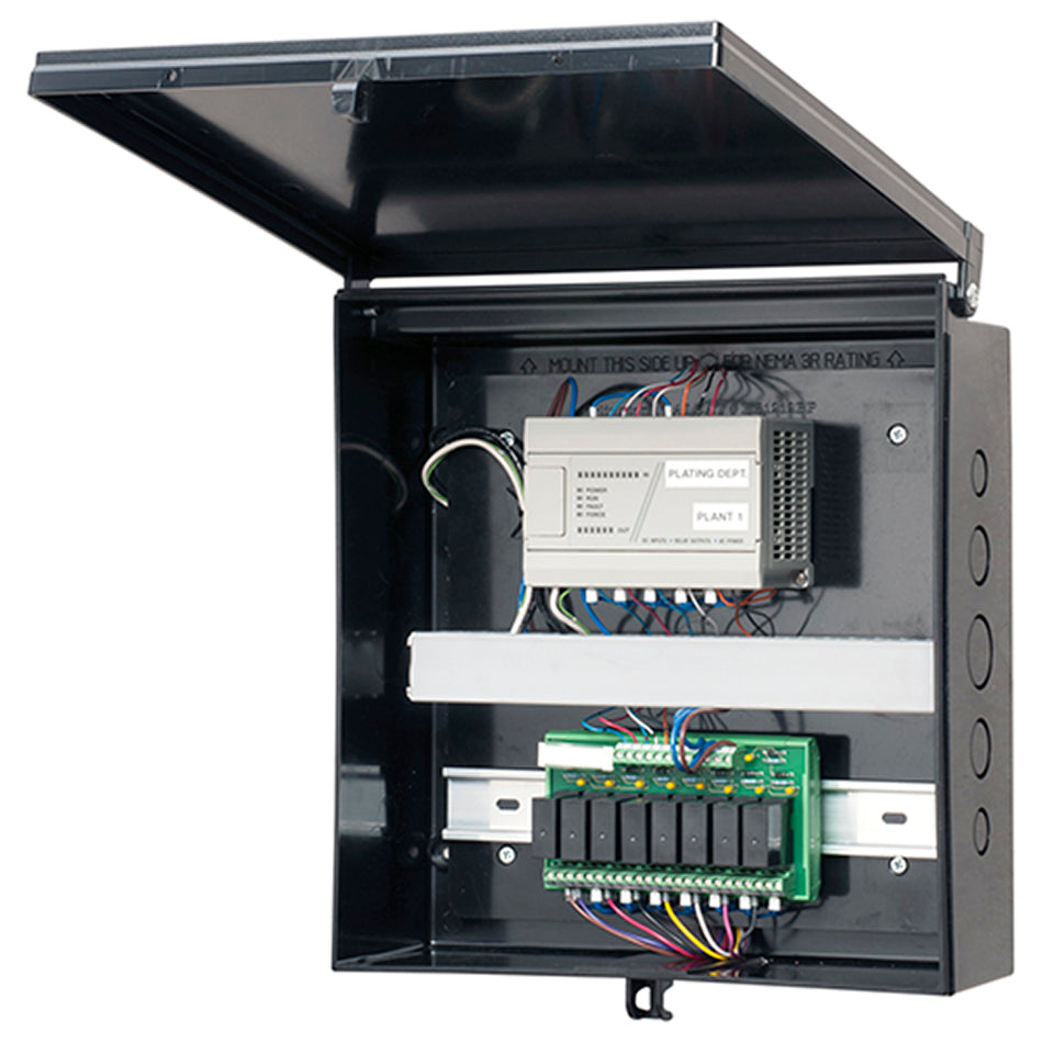 Equip Box Outdoor Enclosure - Black NEMA3R 12x12x4 | Arlington