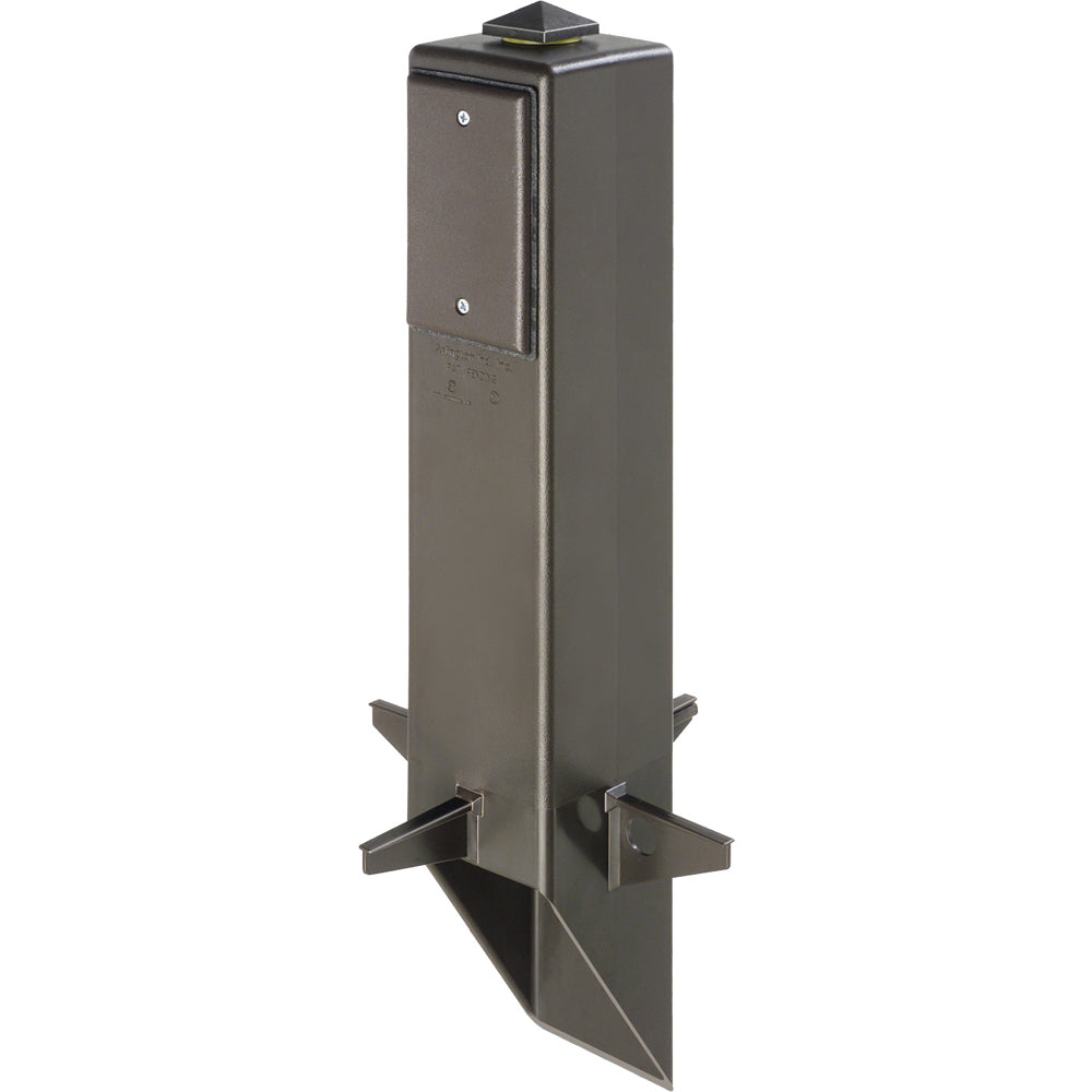 Garden Post White by Arlington - 19.5" Outdoor Light/GFCI Support