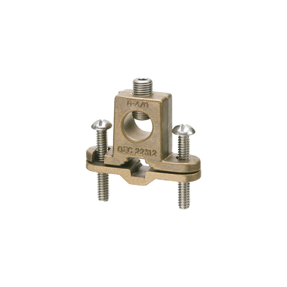 Ground Rod Clamp Cl - Solid Bronze, Stainless Screws by Arlington