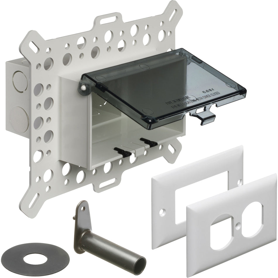 Masonary Box - Clear | Arlington Horizontal Stucco Inbox