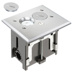 Nickel Adj Floor Bx - Arlington Adjustable Floor Box Kit
