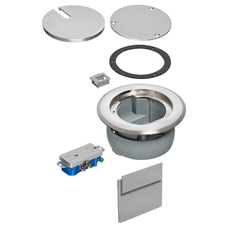 Nickel Covr W/ Decore - Arlington In-Box Cover Kit for Concrete