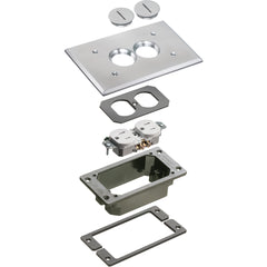 Nickel Trm Kit-Concret for Arlington Concrete Floor Boxes