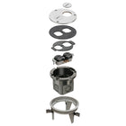 Nkl Dropin Floor Box by Arlington – Nickel, Round Cover Kit