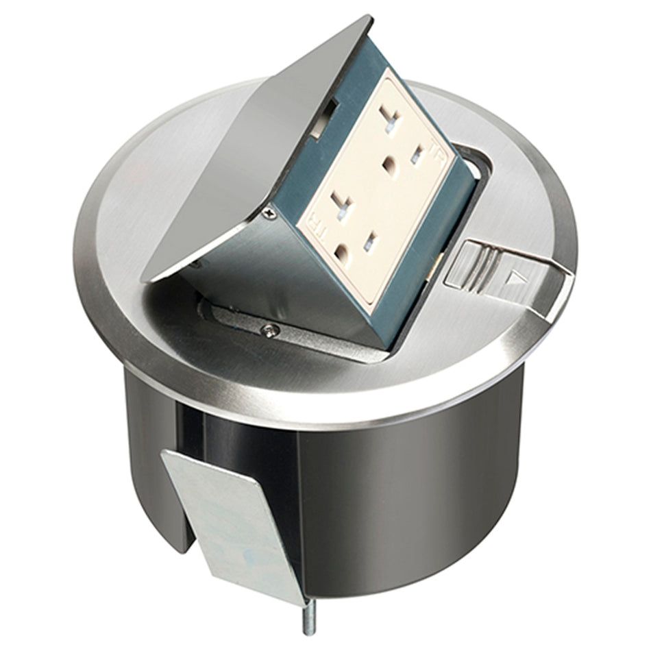 Round Trapdoor W/Nickl - Arlington Pop-Up Counter Box Kit