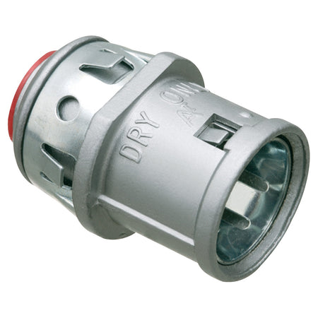 Snap2It 3/8" Snap In Connection - Arlington Zinc MC Cable Connector, , ARLINGTON - Maple Electric Supply 