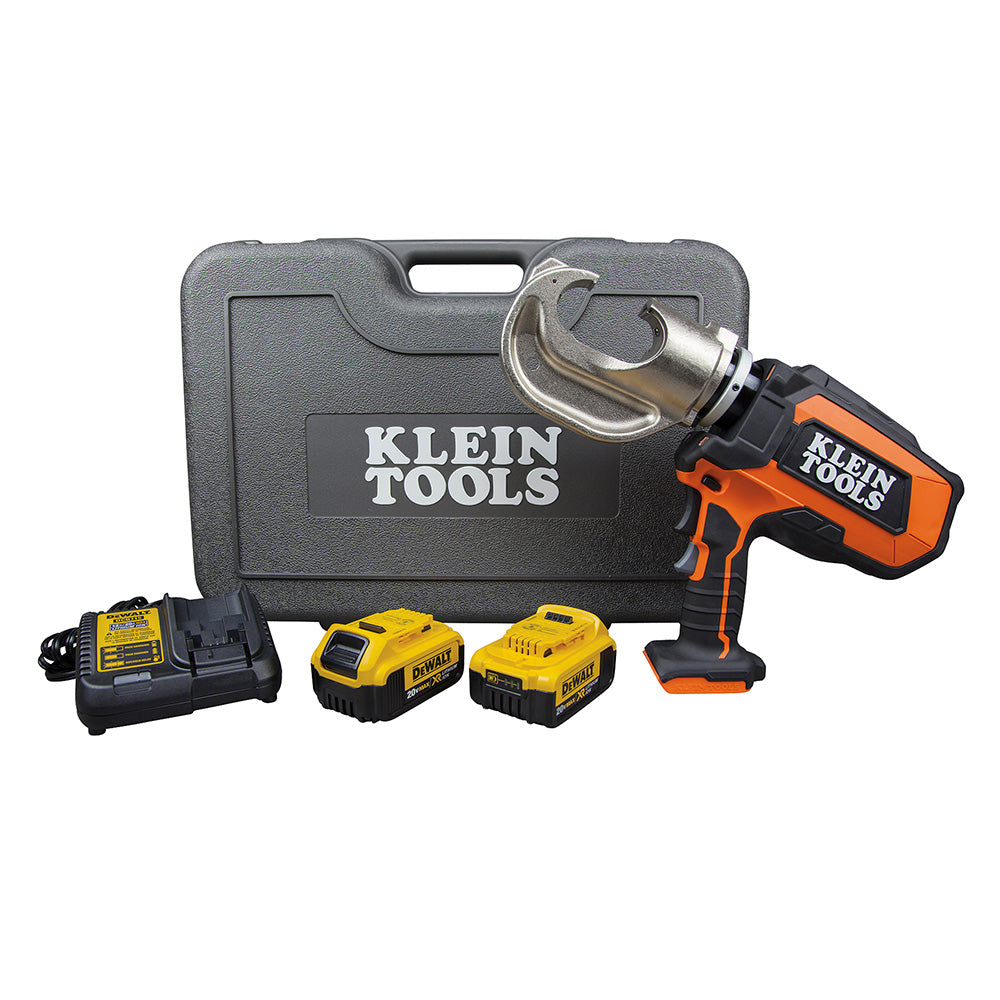 Battery-Operated 12-Ton Crimper Kit, 12-Ton Crimpers, Klein Tools - Maple Electric Supply 