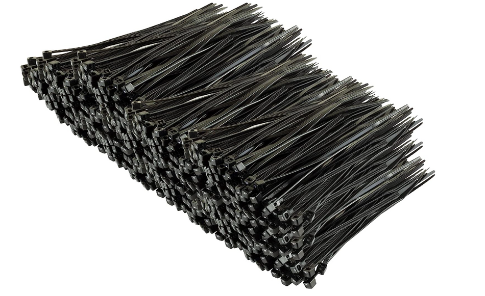 Black Cable Ties 4.5 Inch & 15 Inch (1000 Pieces/Pack) ** Special Sale ** - Maple Electric Supply 