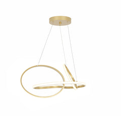 Canarm LCH234A32PGD Zuri LED Chandelier in Gold - Maple Electric Supply 