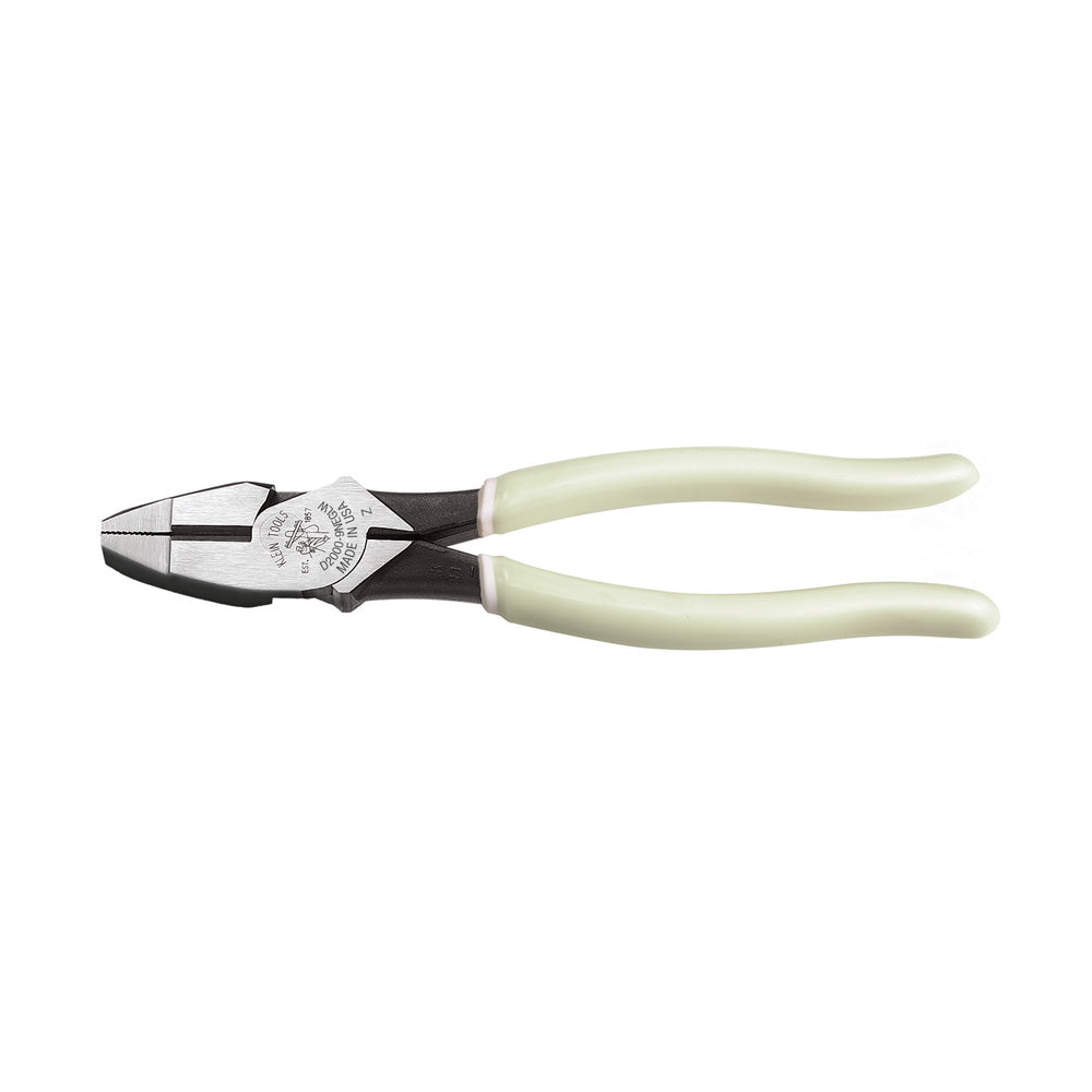 Hi-Viz Side-Cutting Pliers High Leverage, High-Leverage - Heavy-Duty Cutting, Klein Tools - Maple Electric Supply 