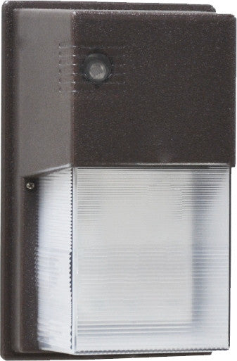20W LED Wallpack Cube Light - 1900lm, 5000K with Photocell, Bronze Finish, 120-277V - High-Efficiency Outdoor Lighting Solution by [Manufacturer Name], , EiKO - Maple Electric Supply 