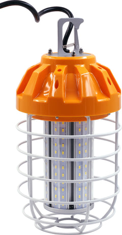 60W LED Temporary Work Light 6900 Lumens, Non-Dimmable, 5000K, >80 CRI, Hook Base, 120VAC, , EiKO - Maple Electric Supply 