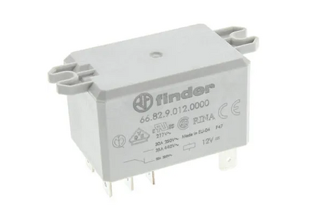 Finder Power Relay, DPDT, 30A, 12V