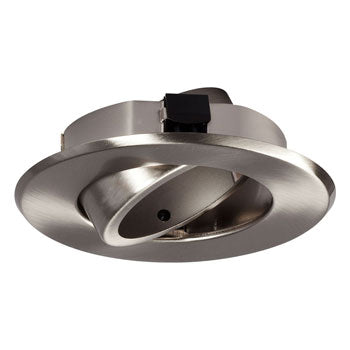 207BN 4" Line Voltage Gimbal Ring - Brushed Nickel, PAR20, 50W, Non-Dimmable, 4-7/8"D x 1-1/8"H, Recessed Lighting, Galaxy Lighting - Maple Electric Supply 