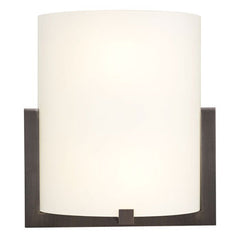 212430ORB Wall Sconce - Oil Rubbed Bronze, Frosted White Glass, 1x100W, 10-1/4"W x 11-1/4"H, Med. Base, Wall Lights & Sconces, Galaxy Lighting - Maple Electric Supply 