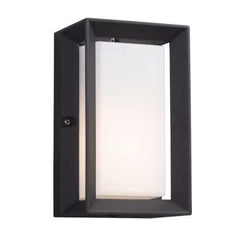 322970BK Wall Outdoor Light - Black Finish, Polycarbonate Lens, 60W A15 Bulb, Non-Dimmable