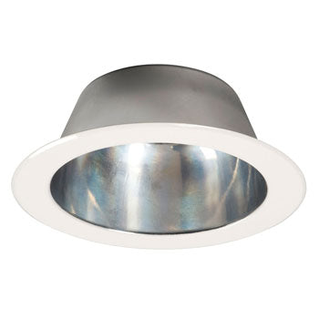 510CH 6" Line Voltage Reflector - Chrome, Glossy White Ring, Compatible with PAR30/BR30 Bulbs, 75W/65W, Non-Dimmable, Recessed Lighting, Galaxy Lighting - Maple Electric Supply 