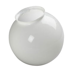 61035GW - 6" White Glass Globe for 3-1/4" Holder, No Bulb, Non-Dimmable, Energy Star Not Certified, Replacement Parts, Galaxy Lighting - Maple Electric Supply 
