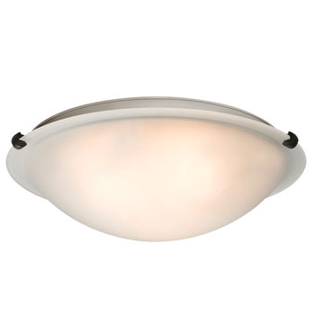 680116FR-ORB Flush Mount - Oil Rubbed Bronze, Frosted Glass, 3 x 60W Bulbs, Med. Base, Ceiling Fixtures, Galaxy Lighting - Maple Electric Supply 