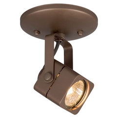 70318-1C BZ Halogen Monopoint Light, Bronze Finish, GU10, 50W, 4-3/4"D x 5-1/2"H, Non-Dimmable, Track Lighting, Galaxy Lighting - Maple Electric Supply 