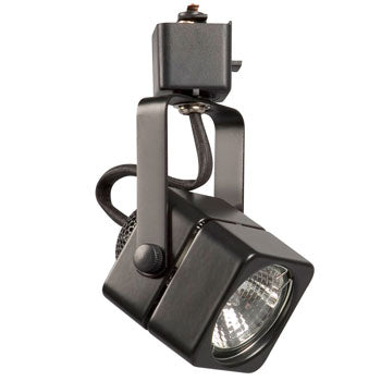 70318BK Halogen Track Head - Black Finish, GU10 Base, 50W, 6.5" Height, Non-Dimmable, Track Lighting, Galaxy Lighting - Maple Electric Supply 