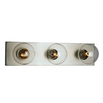 713318PTR - Three Light Vanity Bar, Pewter Finish, 60W G25 Bulbs, Med. Base, 18"W x 4.5"H x 2.25"E, Bath & Vanity Lights, Galaxy Lighting - Maple Electric Supply 