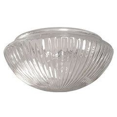 810108-G: 8" Clear Prismatic Mushroom Glass Fixture, Dimmable, Clear Finish, No Bulb Included, Replacement Parts, Galaxy Lighting - Maple Electric Supply 