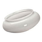 810208-G White Mushroom Glass Light Fixture – 7-3/8"D x 3-7/8"H, White Finish, Non-Dimmable Bulb, No Bulb Included