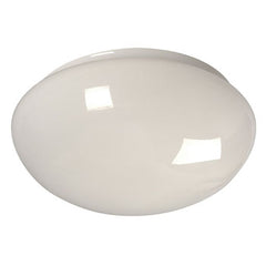 810212-G White Mushroom Glass Light Fixture, 12"D x 6"H, White Finish, Non-Dimmable, Replacement Parts, Galaxy Lighting - Maple Electric Supply 