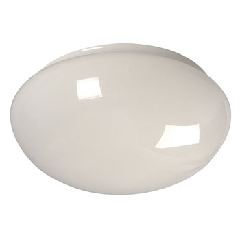 810212-G White Mushroom Glass Light Fixture, 12"D x 6"H, White Finish, Non-Dimmable, Replacement Parts, Galaxy Lighting - Maple Electric Supply 