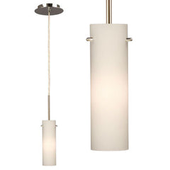 910924CH Mini-Pendant - Chrome Finish with Satin White Glass, G9 Bulb, 50W, Non-Dimmable, Pendant, Galaxy Lighting - Maple Electric Supply 